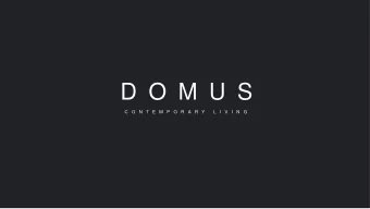 D O M U S  C O N T E M P O R A R Y  L I  V I  N G  PAFOS  THE CITY OF BEAUTY  Pafos, a coastal city