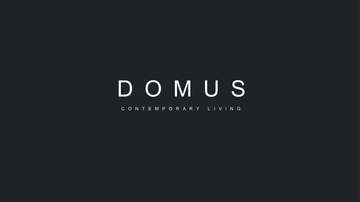 d o m u s