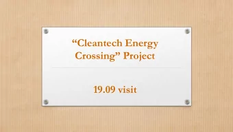 Crossing Project  19.09 visit  On the 19.09 my colleague Piet and I, on behalf of the  Interreg