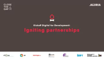 Welcome Bart Steukers , Director  Industries &amp; Markets, Agoria  Olivier Vanden Eynde  Managing