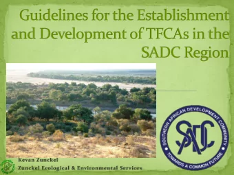 Kevan Zunckel  Zunckel Ecological &amp; Environmental Services  Highly consultative team approach: