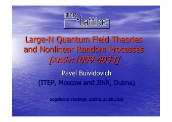 1009.4033]  ] : 1009.4033  [ArXiv  ArXiv:  [  Pavel Buividovich  Buividovich  Pavel  (ITEP, Moscow
