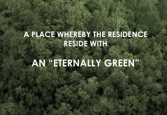 AN ETERNALLY GREEN WHAT IS ETERNIS  An ETERNAL Home having spread on 6 acres  land  An