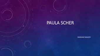 PA  PAULA SCHER  MARIAM MAGDY   Began as an art director  (1970s-80s)  American graphic