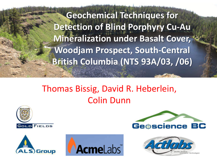 geochemical techniques for detection of blind porphyry cu