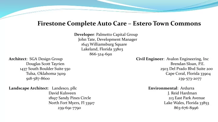 firestone complete auto care estero town commons
