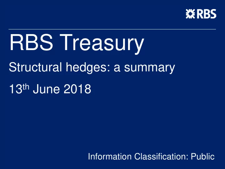 rbs treasury