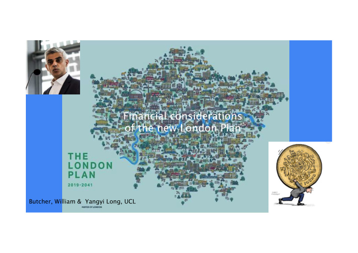 financial considerations of the new london plan