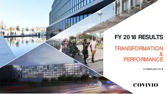 FY 201  8 RESULTS  TRANSFORMATION  &amp;  &amp;  PERFORMANCE  21  FEBRUARY 201  9  CONTENTS  I.  04
