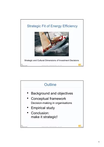 Background    What are the factors explaining firms  EE investment decisions?    Why