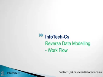 - Work Flow  Contact: jiri.pavlicek@infotech-cs.eu  InfoTech-Cs  CS  RestNat  Include DDms