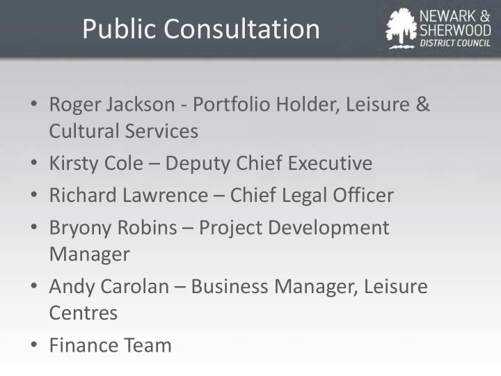 public consultation