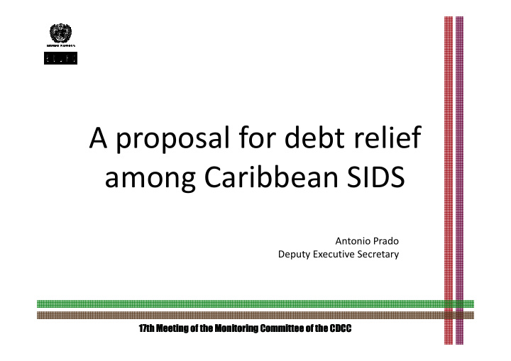 a proposal for debt relief among caribbean sids among