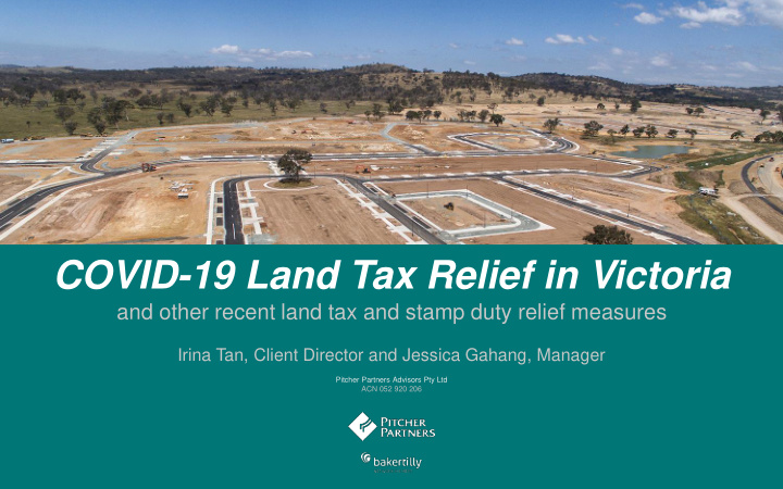 covid 19 land tax relief in victoria