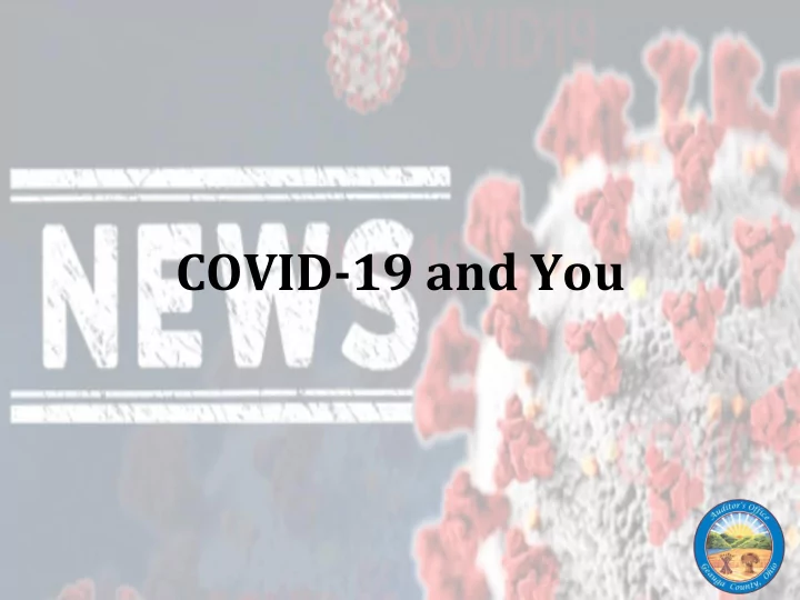 covid 19 and you hb 481 relief