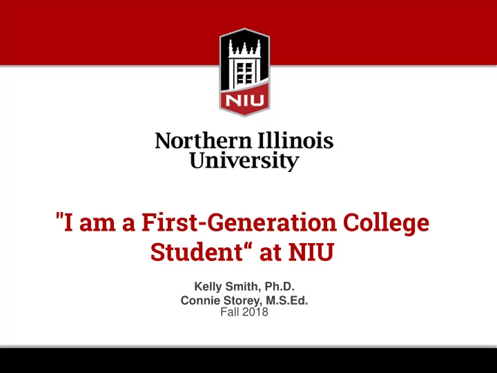 quot i am a first generation college
