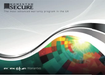 Supporting Your Business  Contents  Company Profjle   Our Objective   Momentum Products