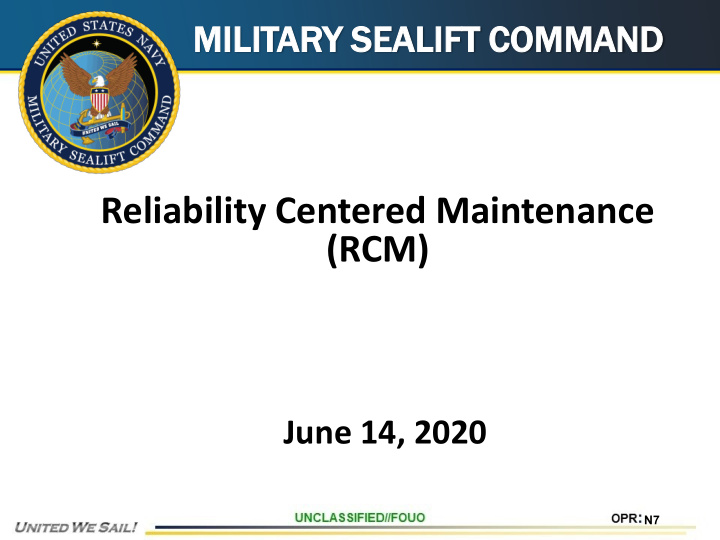 reliability centered maintenance rcm