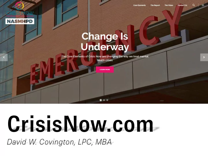crisisnow com