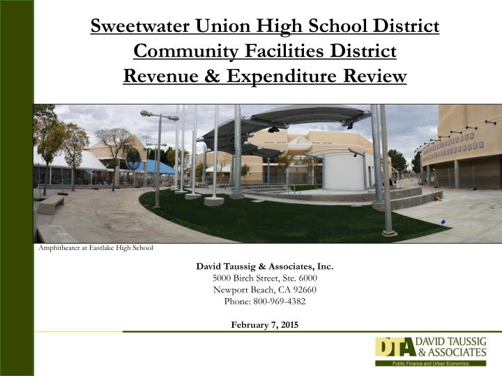 sweetwater union high school district community