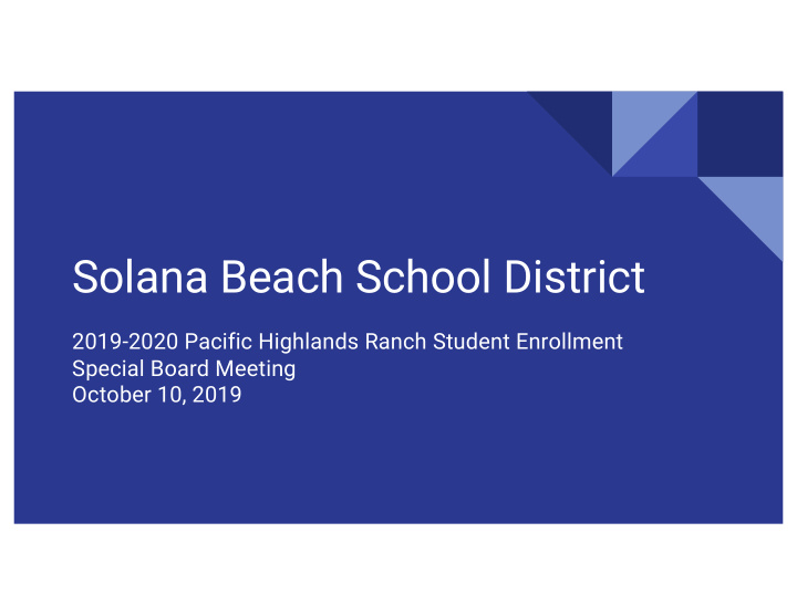 solana beach school district