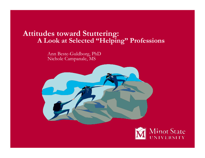 attitudes toward stuttering