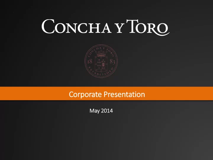 corp rporate prese sentatio ion