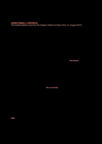 ONLINE POKER  United States v. DiCristina  The federal district court for the Eastern District of