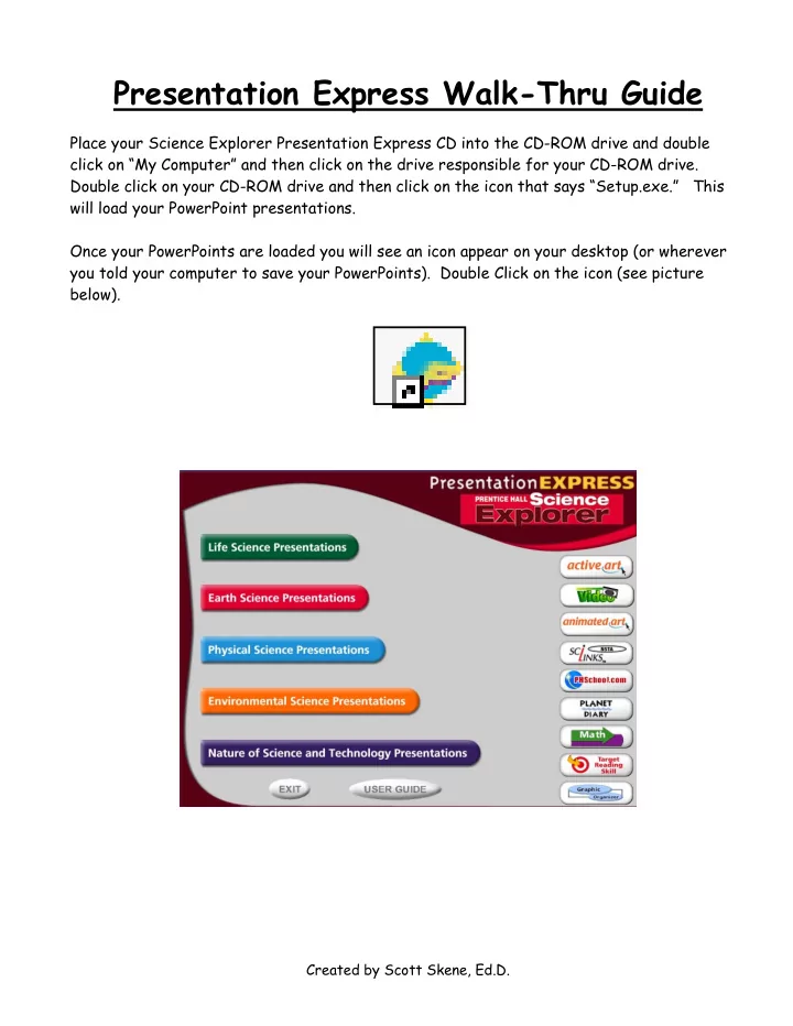 presentation express walk thru guide