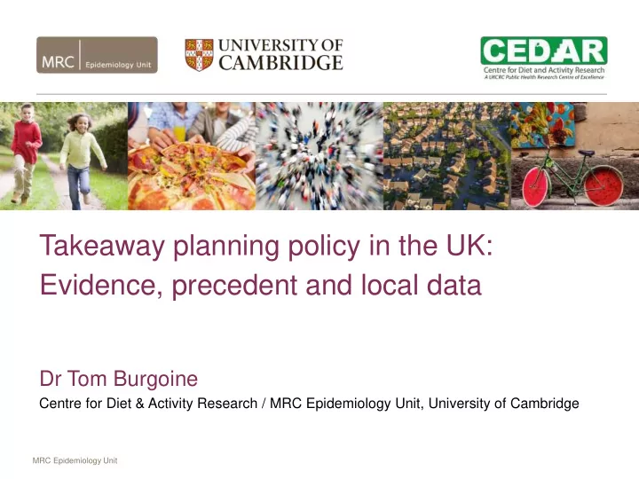 takeaway planning policy in the uk