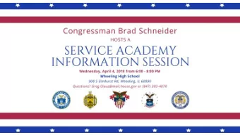 Wel  elcome  Pledge of Allegiance  National Anthem - Performed by the U.S. Army Band and