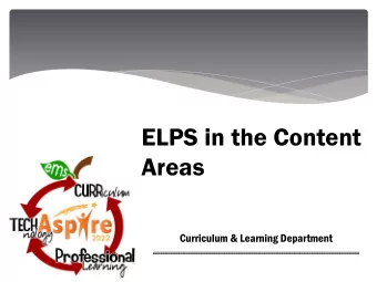 Areas  Curriculum &amp; Learning Department  Terri Watson  ESL Instructional Specialist