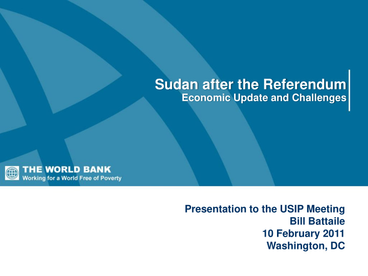 sudan after the referendum