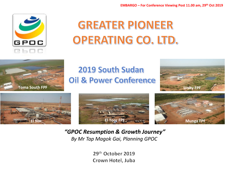 gpoc resumption growth journey