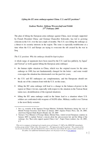 1 See e.g. remarks o  f the Japanese Foreign Minister Nobutaka Machimura during the visit of