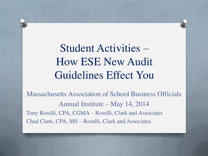 student activities
