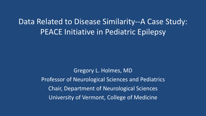 data related to disease similarity a case study peace