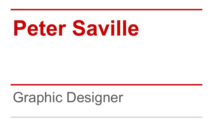 peter saville