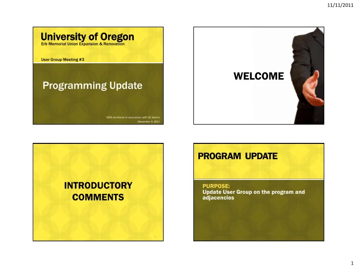 universi sity ty of f oregon on