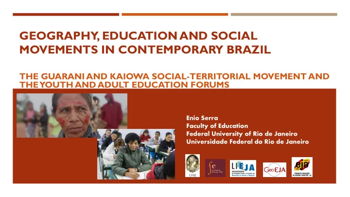 geography education and social