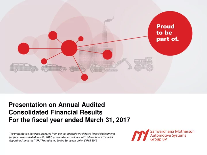 presentation on annual audited