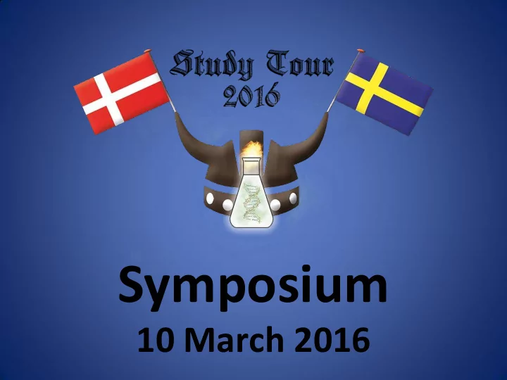 today s symposium