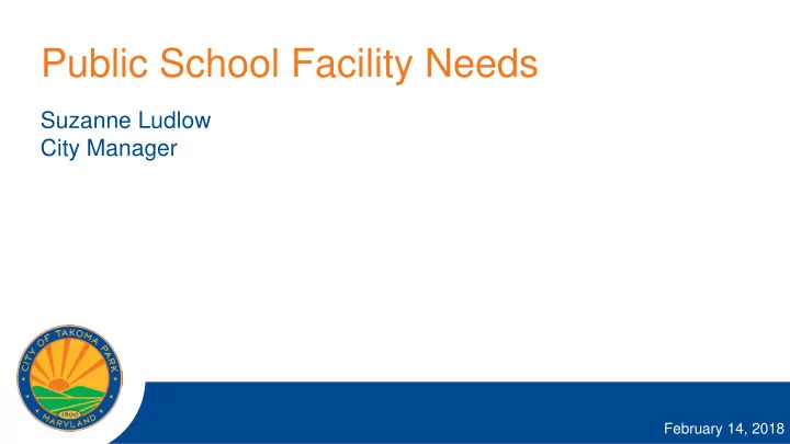 public school facility needs
