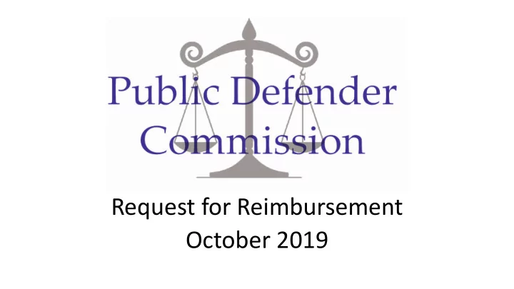 request for reimbursement october 2019 major form changes