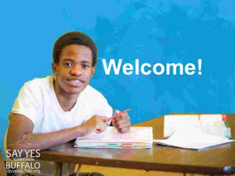 Welcome!  1  Agenda  1. Welcome  2. Parent Perspective  3. Internship Program Update  4. Say Yes