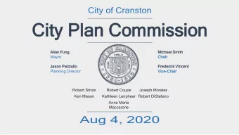 Ci  City  ty Pl  Plan  an Co  Commissio  mission  Allan  an Fung  Michael  hael Smith  th  Mayor