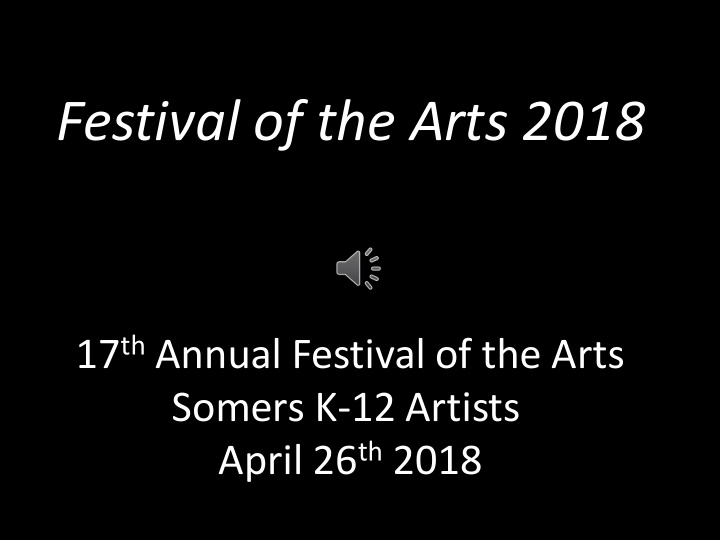 festival of the arts 2018