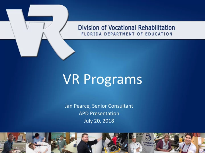 vr programs