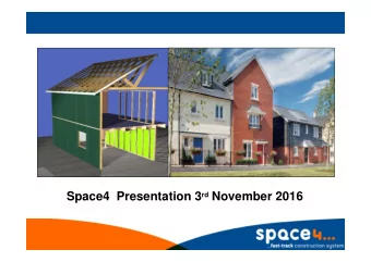 Space4  Presentation 3 rd November 2016  Space4 Overview    One of the UKs largest OSM (Off