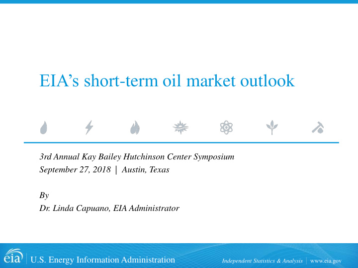 eia s short term oil market outlook